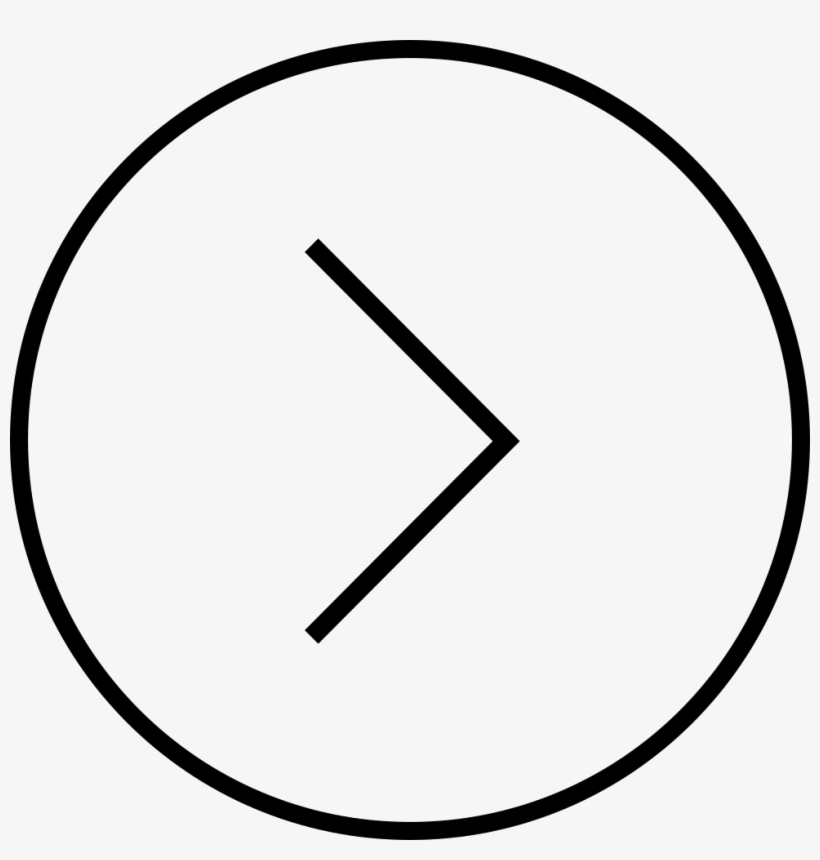 Font Arrow Right Circle Comments - Circle, transparent png