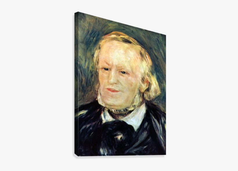 Of Richard Wagner By Renoir Canvas Print - Switchart Print: Renoir's Portrait Of Richard Wagner,, transparent png