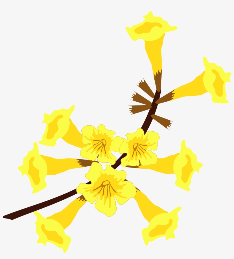 This Free Icons Png Design Of Ipê Amarelo Flor, transparent png