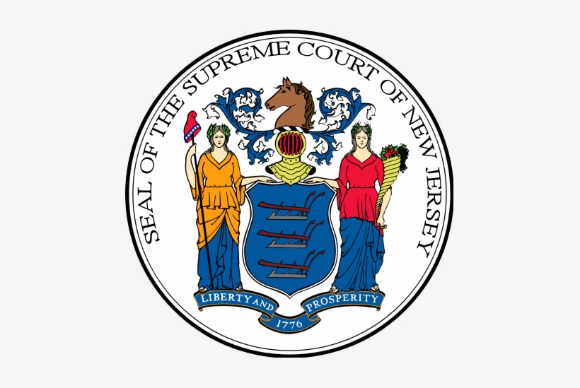 Seal Of The Supreme Court Of New Jersey - New Jersey Supreme Court Seal, transparent png