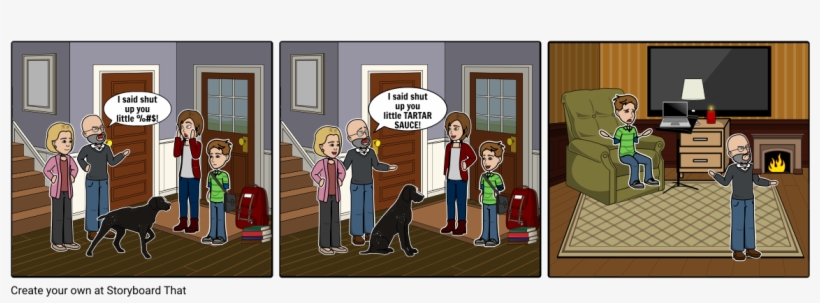 Bad Word Grandma And Bad Word Grandpa - Cartoon, transparent png
