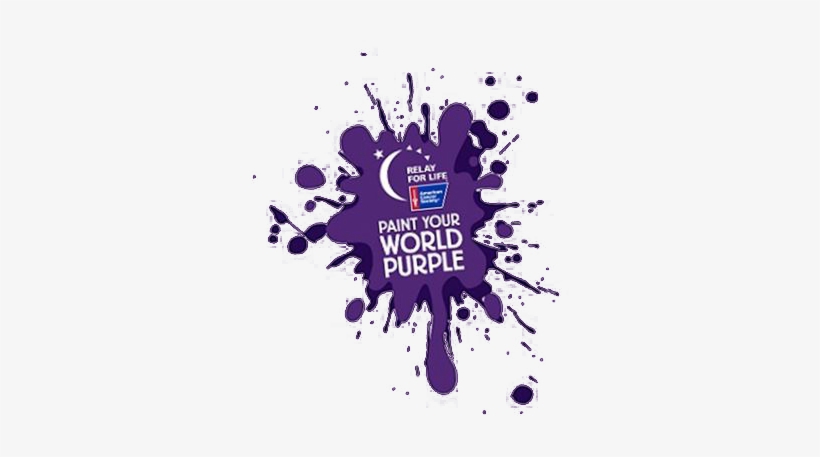 20th Annual Iberville Relay For Life - Relay For Life Paint Your World Purple Logo, transparent png