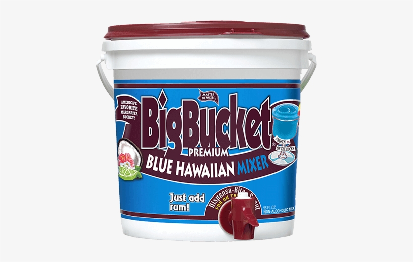 Big Bucket Blue Hawaiian Mix - Blue Hawaiian Bucket, transparent png