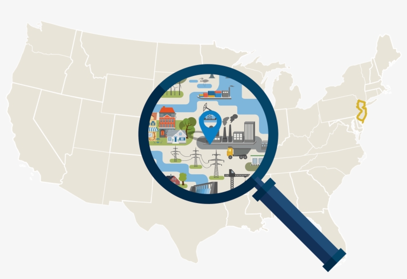 New Jersey's Safest Cities - Big Cities Are Surrounded By Suburbs Clipart, transparent png