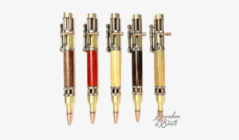Handmade Exotic Woods Steampunk Pens - Pen, transparent png