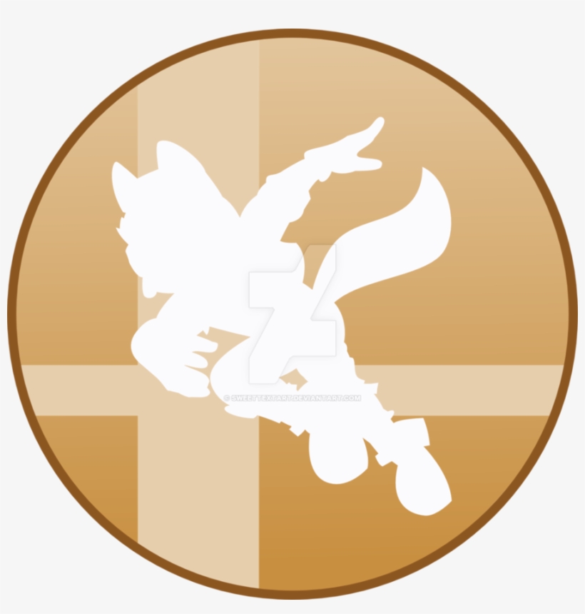 Super Smash Bros Fox Button By Koonzycorner On Deviantart - Smash Bros Fox Vector, transparent png