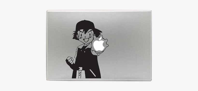 Ash Ketchum Pokemon Decal Sticker For Macbook Pro/air - Apple Macbook Pro, transparent png