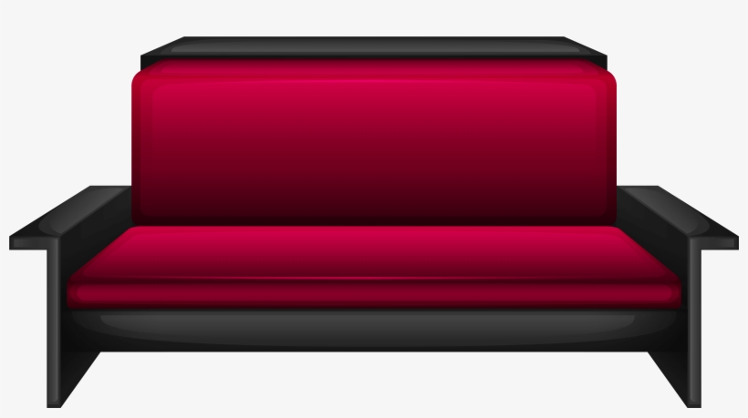 Modern Red Sofa Png Image - Sofa Png, transparent png