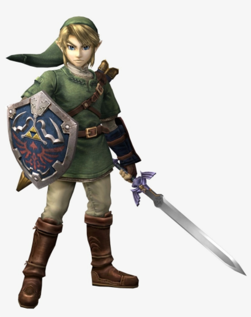 In Smash Brawl, Link's Appearance Changed To That Of - Legend Of Zelda Twilight Princess Link Cosplay Costume, transparent png