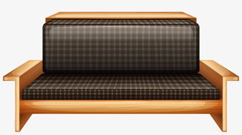 Sofa Clipart, transparent png