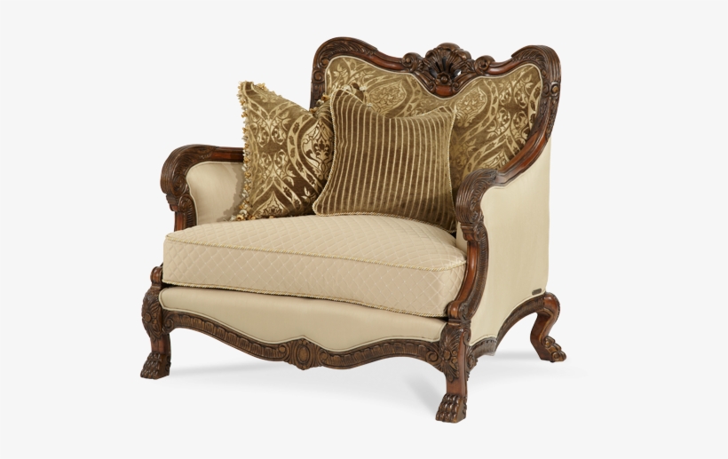 Chateau Beauvais Option 1 Wood Trim Sofa - Aico Chateau Beauvais Wood Trim Chair, transparent png