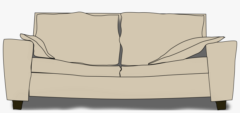 Couch Clip Art At Clker - Couch Clip Art, transparent png