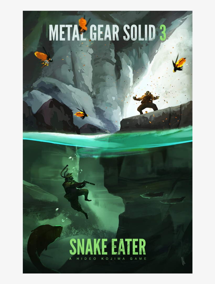 Memories Of Snake Eater - Metal Gear Solid 3 Fan Art, transparent png