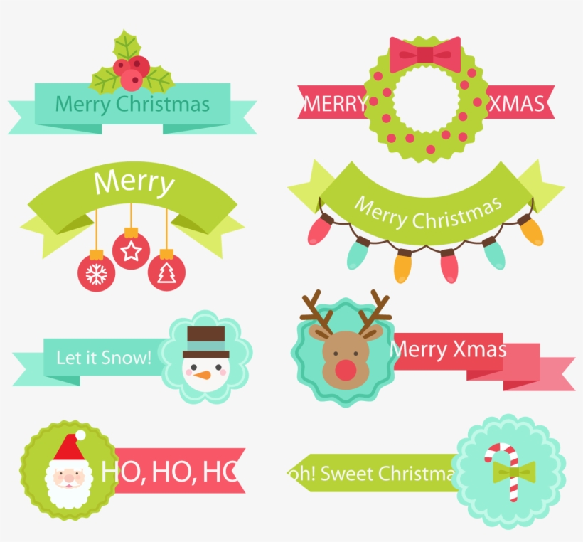 Banner Royalty Free Download Santa Claus Christmas - Vector Graphics, transparent png