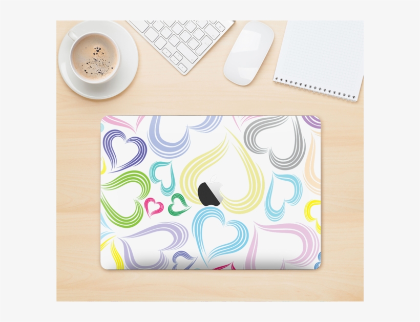 The Pastel Color Vector Heart Pattern Skin Kit For - Tp-link Tl-ue300 Ethernet Network Adapter (white), transparent png