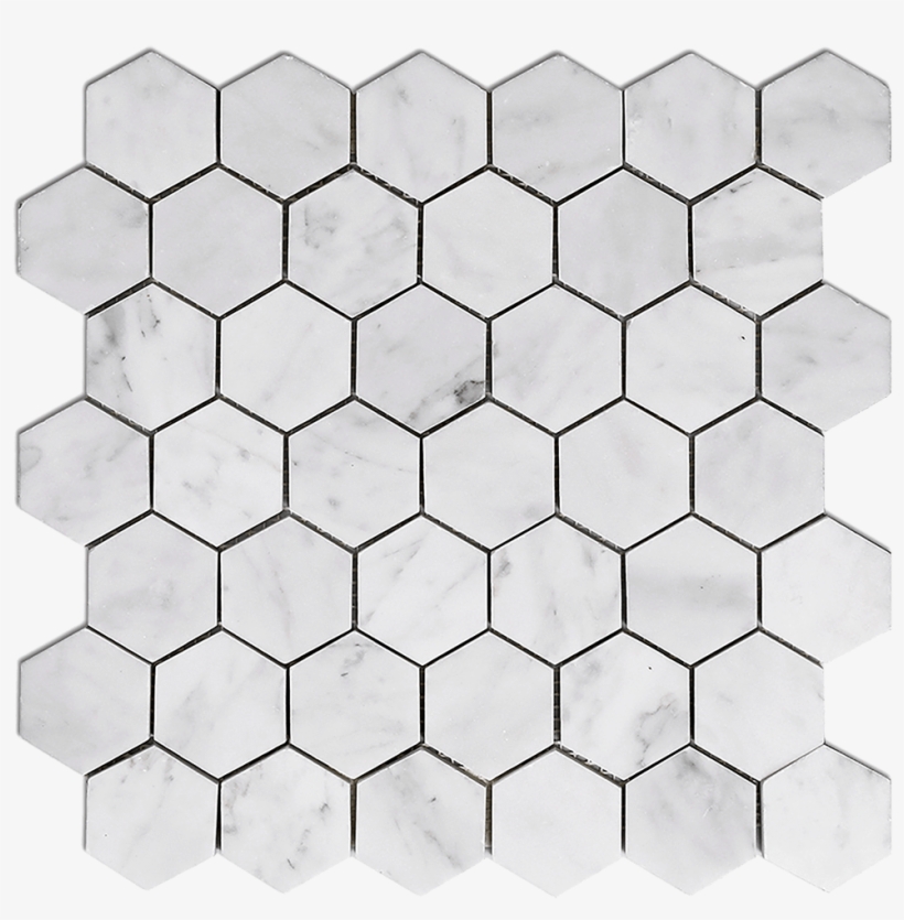 2" Bianco Gioia Marble Mosaic Tile Hexagon - Behr Premium Plus Ultra 8 Oz. #350c-3 Applesauce Interior/exterior, transparent png
