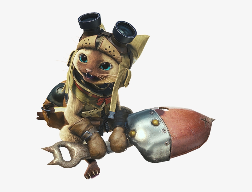 Monster Hunter World Png Pic - Monster Hunter World Palico, transparent png