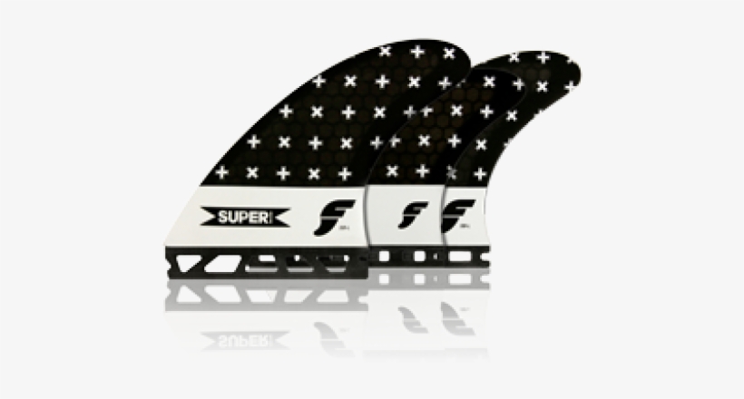 Futures Super Large Honeycomb 5-fin - Futures Fins Super Tri-quad - Smoke/white Bar, transparent png