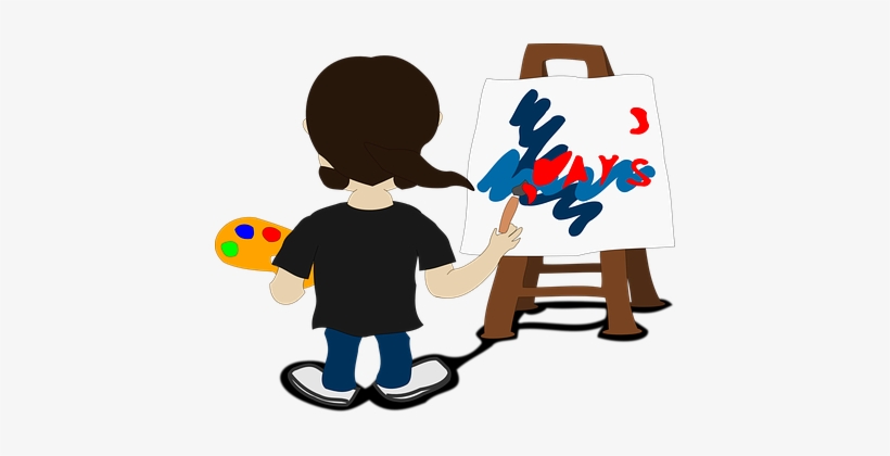 Painter Artist Paint Paintbrush Artistic C - Painter Clipart, transparent png
