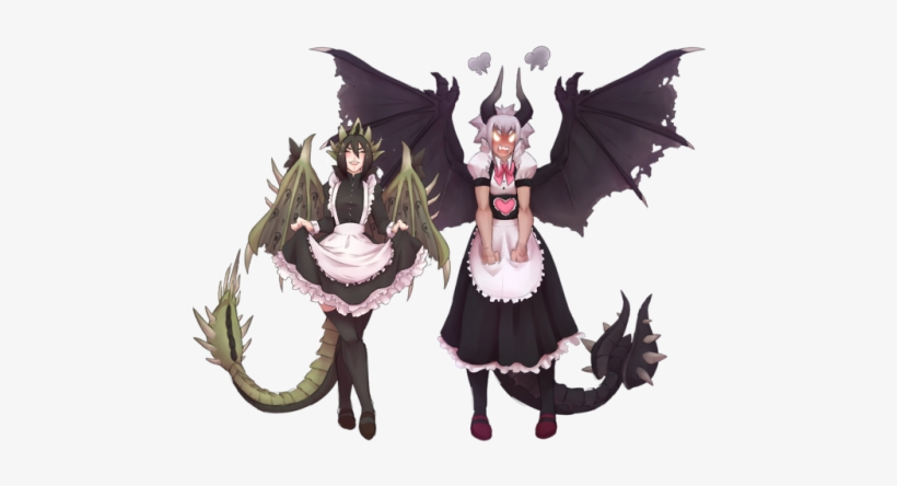 Dragon Maid X Monster Hunter - Monster Hunter World Maid, transparent png