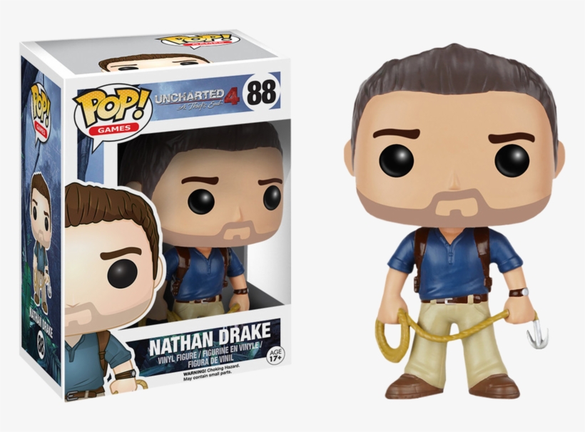 A Thief's End - Nathan Drake Funko Pop, transparent png