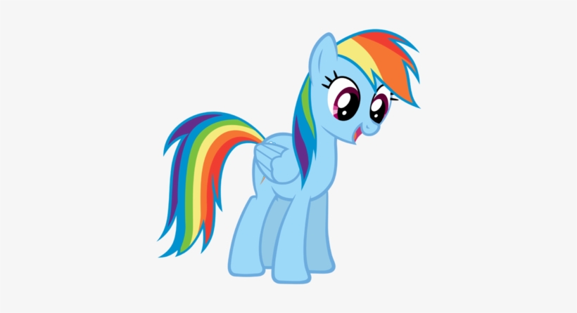 Rainbow Dash - Mlp Rainbow Dash Worried, transparent png