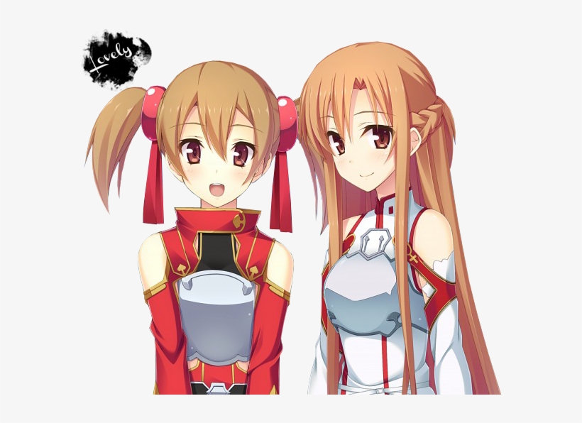View 1234135422 , - Sword Art Online Silica Et Asuna, transparent png
