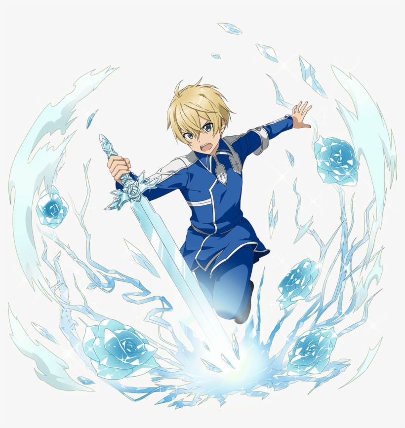 #swordartonline Memory Defrag - Sword Art Online Alicization Rose Blue Sword, transparent png