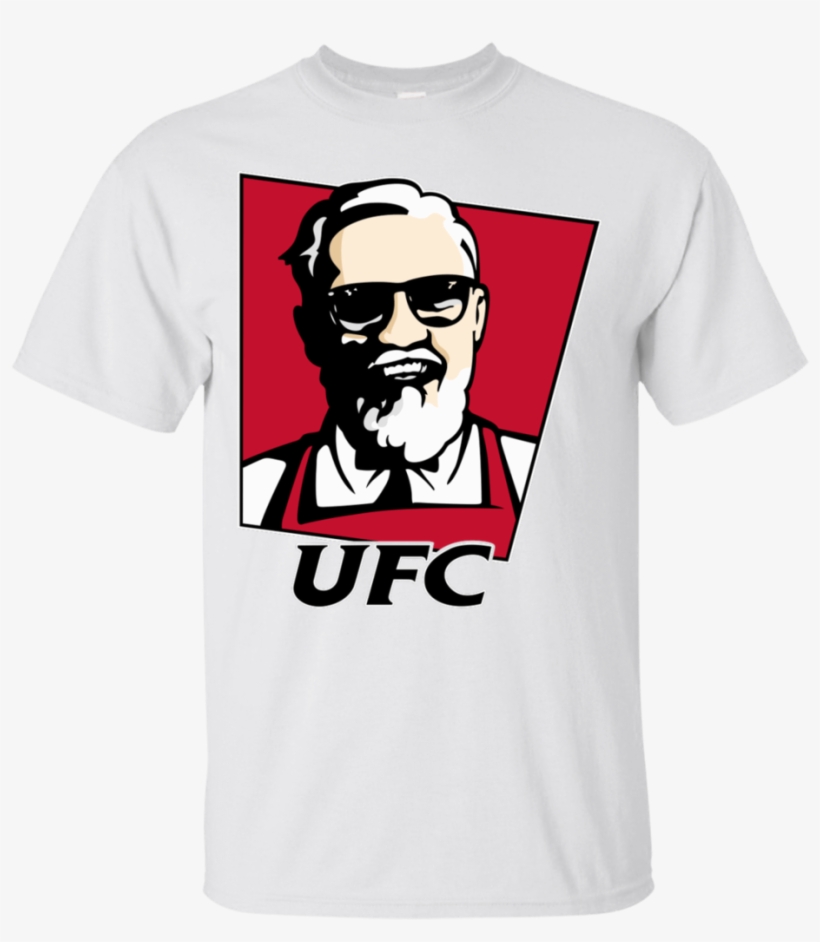 Trending Conor Mcgregor Ufc Kfc Parody Shirt G200 Gildan - Conor Mcgregor Kfc Logo, transparent png
