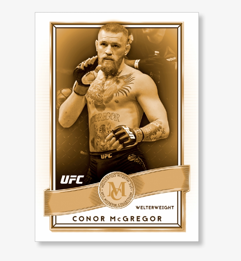 Conor Mcgregor - Frank Mir Signed Ufc 2016 Topps Museum Collection Card, transparent png