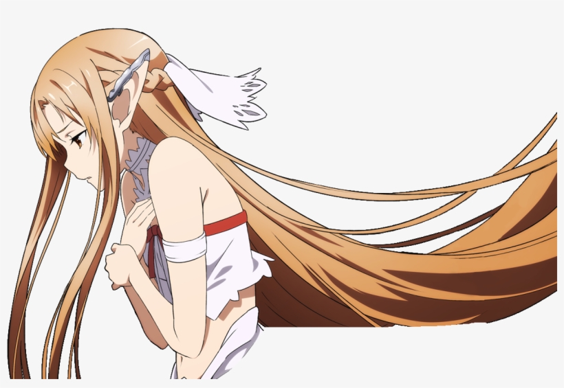 Elf Sword Art Online Yuuki Asuna - Kirito Hada, transparent png