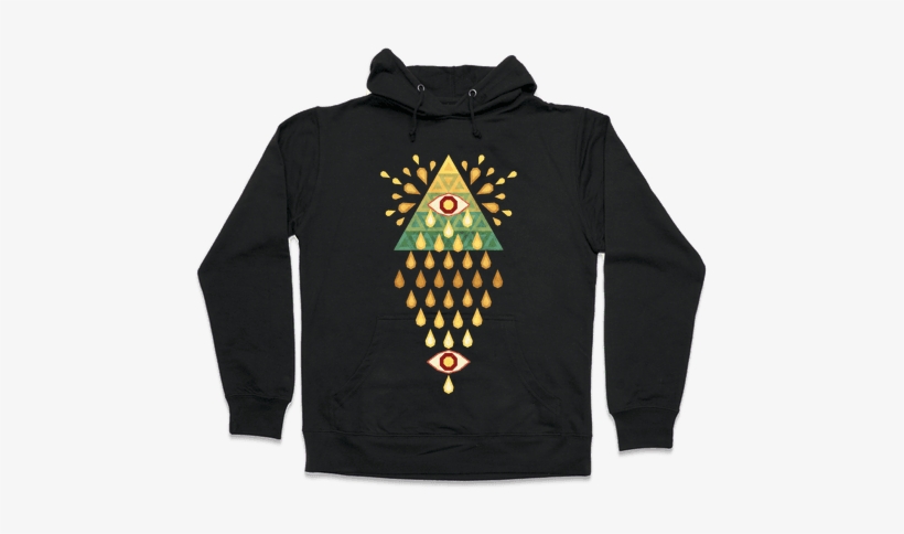 All-seeing Summer Rainfall Hooded Sweatshirt - Pupcake Hoodie: Funny Hoodie From Lookhuman. Funny, transparent png