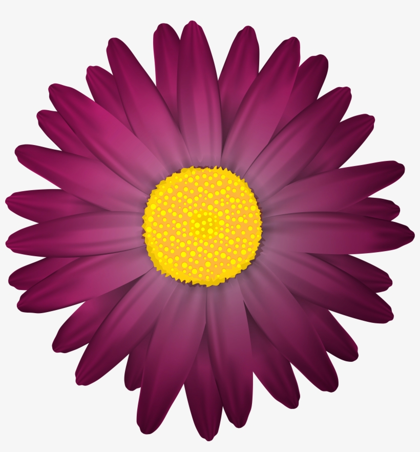 Dark Flower Transparent Png Clip Art Image - Dark Purple Flower Png, transparent png