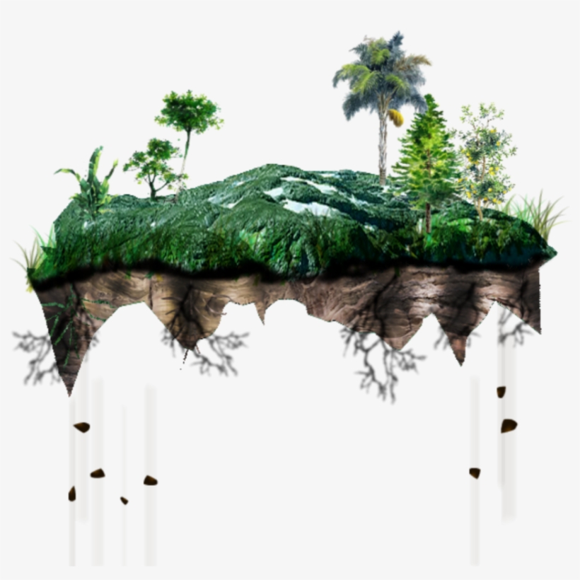 Floating Island Png, transparent png