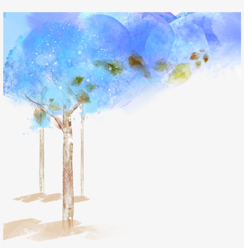 Download Blue Wallpaper - 插畫 楓葉, transparent png