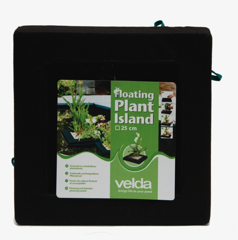 Velda 35cm Square Floating Plant Island, transparent png