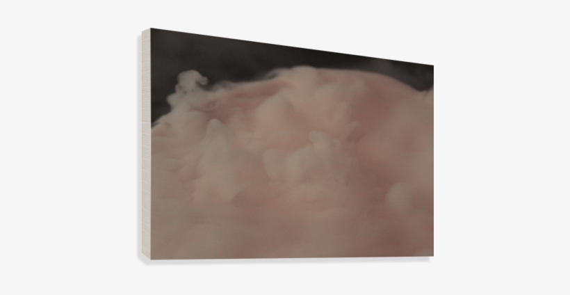 Pink Smoke Canvas Print - Picture Frame, transparent png