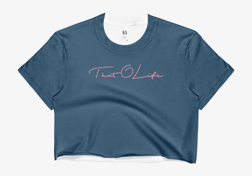 That O Life Signature Crop Top, transparent png