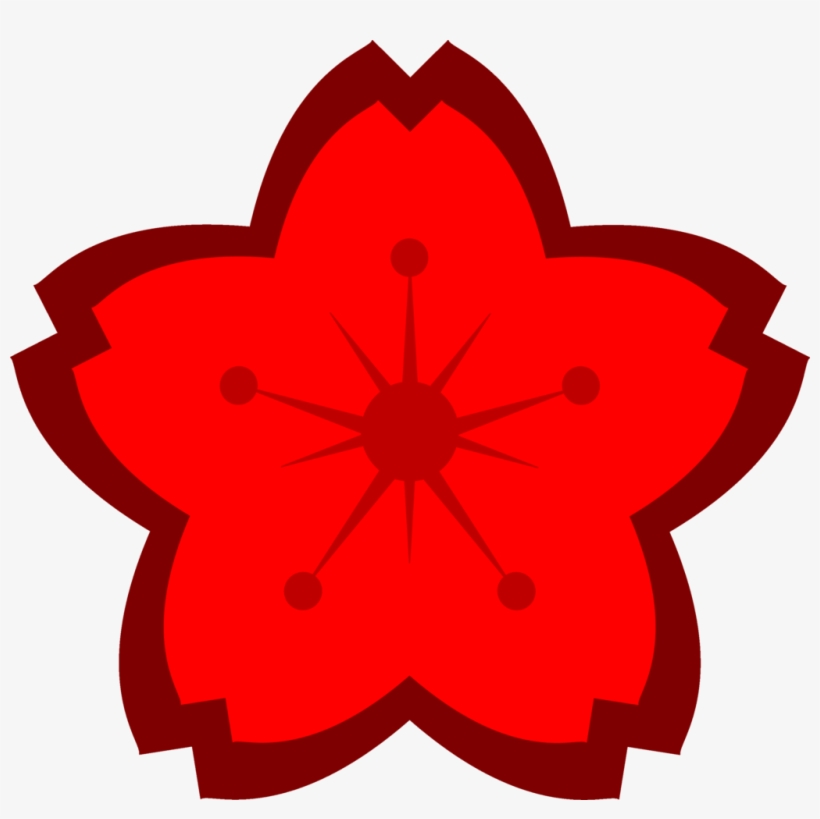 Kamikaze Cherry Blossom By Jmk Prime-d8qs18z - Red Cherry Blossom Logo, transparent png