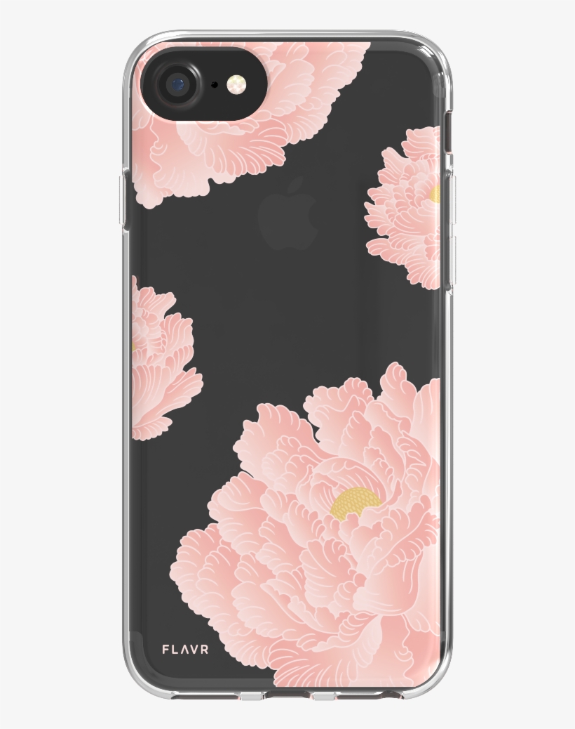 Iphone 8/7/6s Plus Flavr Pink Peonies Iplate Case, transparent png