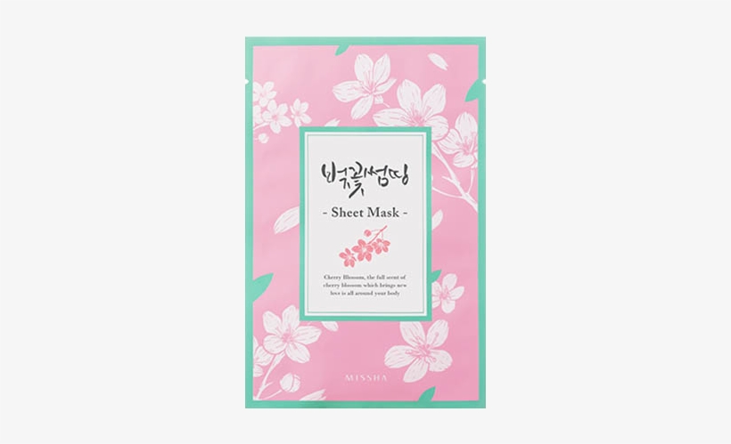 [review] Missha Cherry Blossom Something Sheet Mask - Missha Sheet Mask Cherry Blossom, transparent png