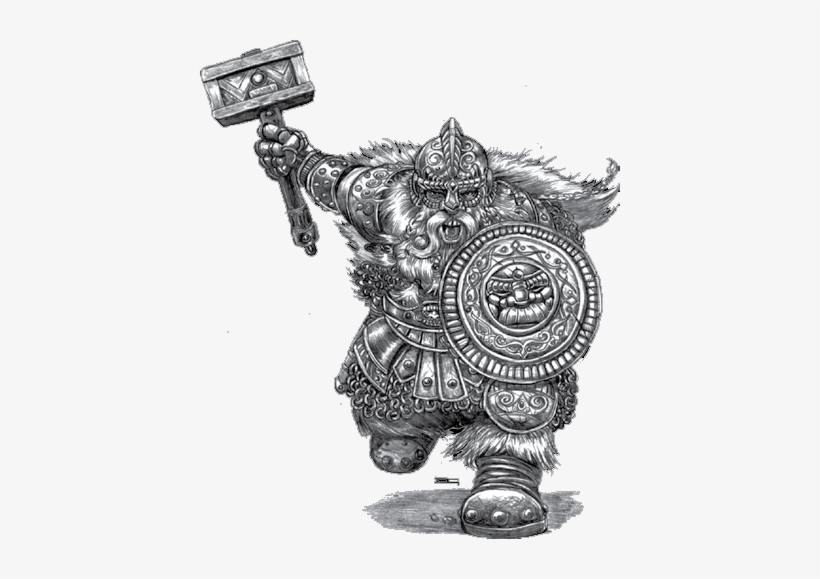 Dwarf Warrior Http - Dwarf Warrior Warhammer Art, transparent png