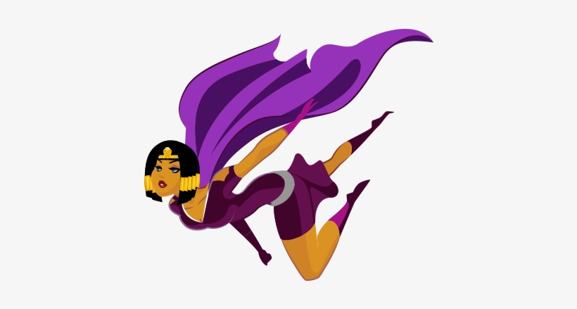 Fly - Female Superhero Poses, transparent png