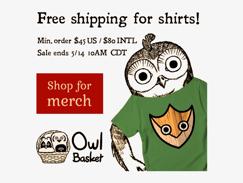 Ad To Owl Basket Merchandise Shop - Cartoon, transparent png