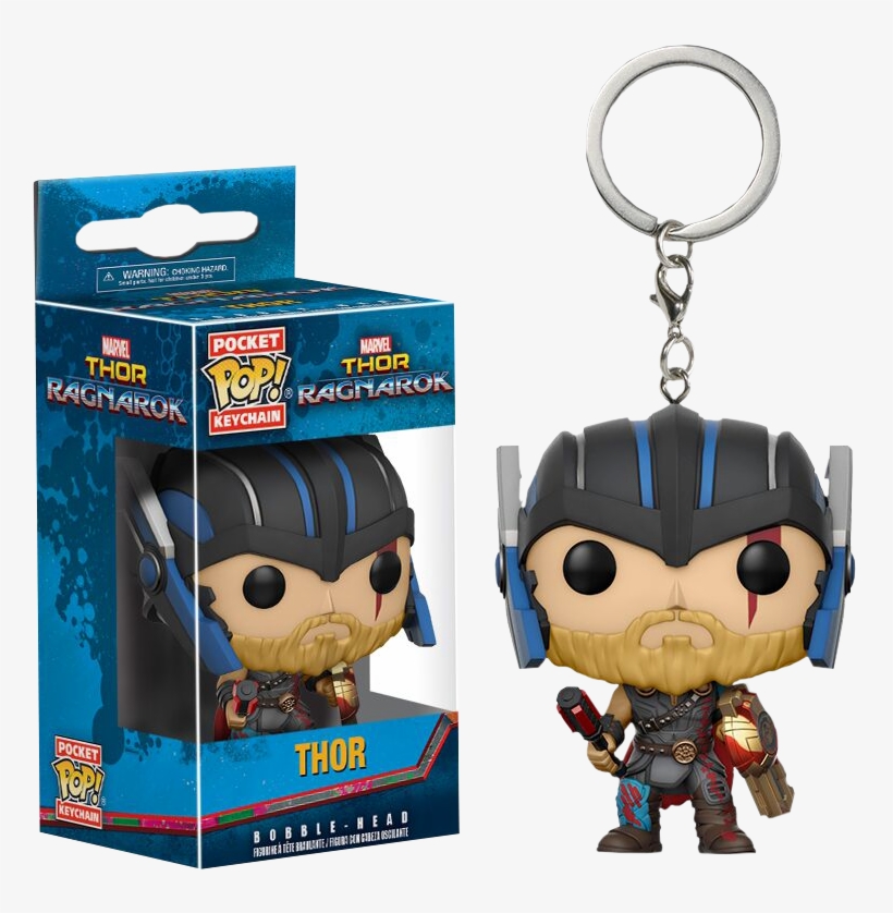 Thor Gladiator Suit Pocket Pop Vinyl Keychain - Thor Funko Pop Keychain, transparent png