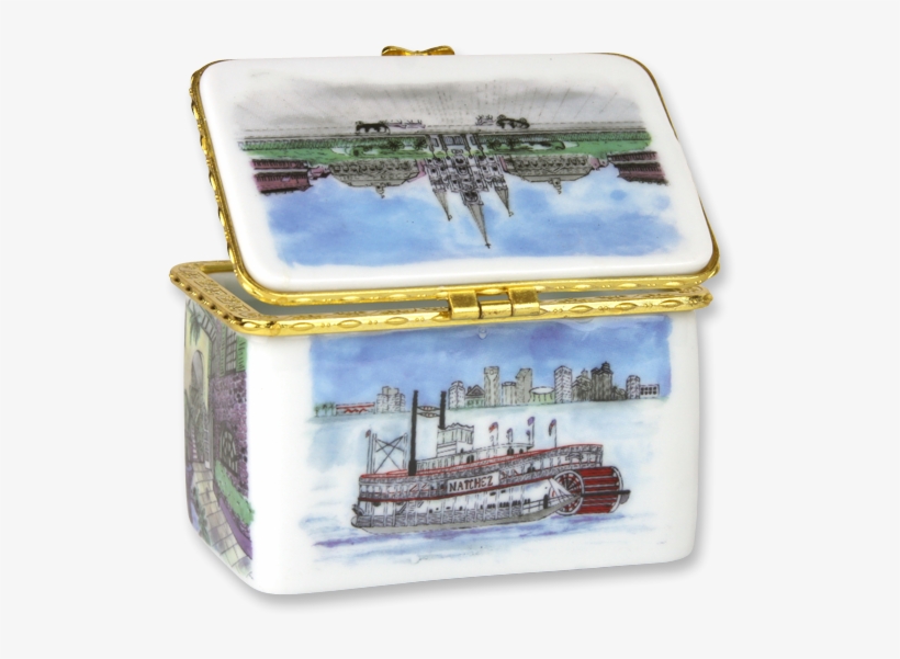 Picture Of New Orleans Grand Tour Box -limited Edition - Cajun Creations New Orleans Ceramic Keepsake/trinket, transparent png
