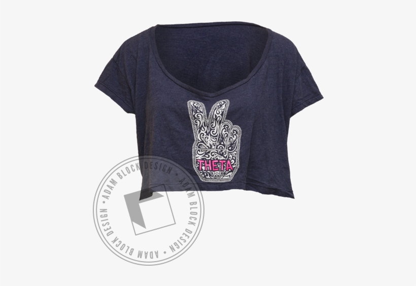 Kappa Alpha Theta Peace Crop Top - Phi Delta Theta Fanny Pack, transparent png