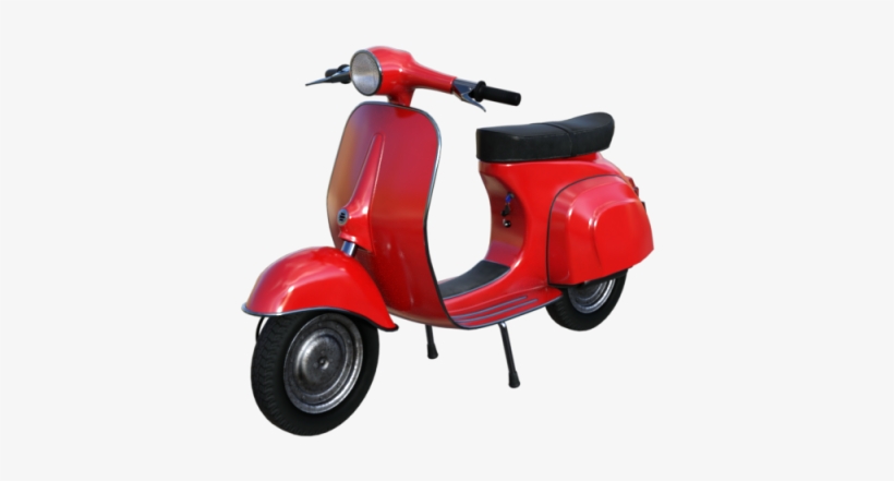 Classic Scooter Red, Classic, Scooter, Vehicle Png - Scooter, transparent png