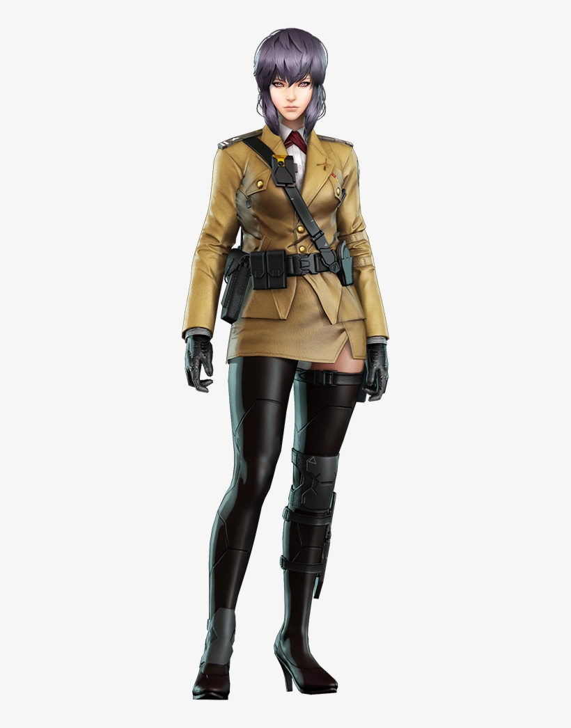 Motoko Kusanagi In Formal Uniform, Ghost In The Shell - Ghost In The Shell First Assault Paz, transparent png