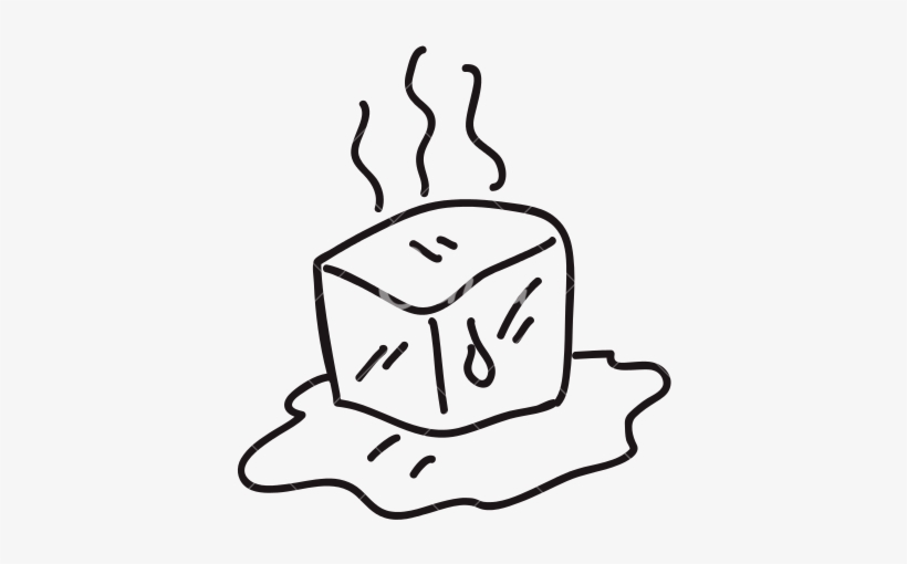 Ice Cube At Getdrawings - Ice Cube Black And White Clipart, transparent png